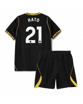 Chelsea Jorrel Hato #21 Maglia Gara Trasferta Repliche 2026-27 Bambino Maniche Corte Chelsea Jorrel Hato #21 Maglia Gara Trasferta Repliche 2026-27 Bambino Maniche Corte